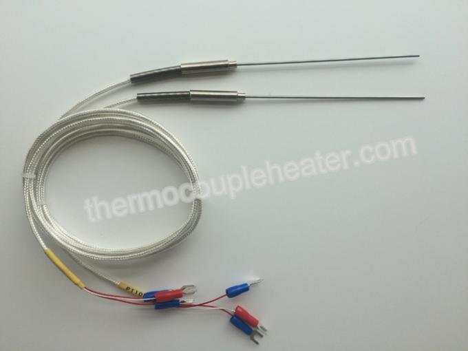 Temperaturfühler FTE pt100 Thermoelement Draht der 1mm Durchmesser-Sonde 3 ss304 Genauigkeit Klassen-1